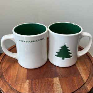 Vintage Starbucks Christmas Tree (2)Mugs